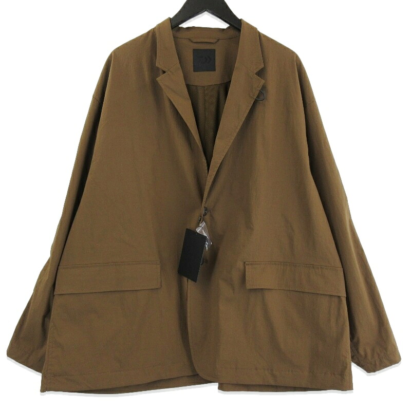 【中古】未当て嵌める DAIWA PIER39 ダイワピア39 TECH LOOSE 2B JACKET BJ-50026 テックルーズ2B上衣 ラペルドジャケット BROWN GRAY Lメンズ 71015702