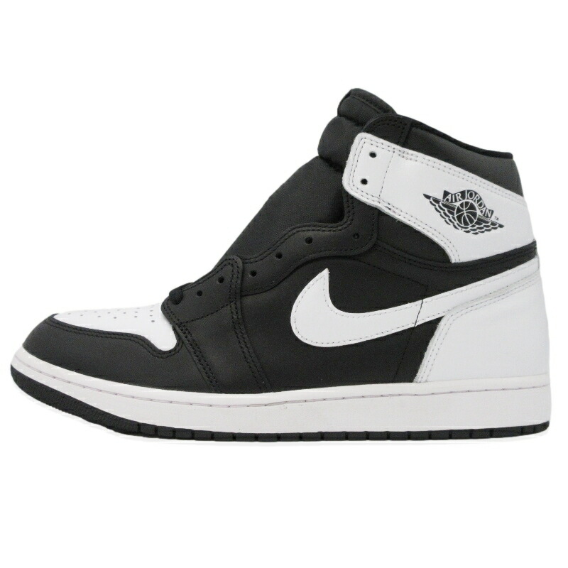 【中古】未当て嵌める NIKE ナイキ 30珊 AIR JORDAN 1 RETRO HIGH OG DZ5485-010 エアジョーダン1 レトロ ご機嫌 一風変わった  BLACK/WHITE-WHITE スニーカー 99000885
