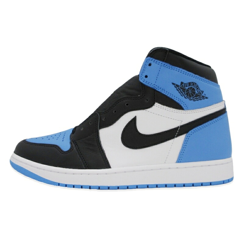 【中古】未当て嵌める NIKE ナイキ 30珊 AIR JORDAN 1 RETRO HIGH OG DZ5485-400 エア湖 ジョーダン 1 レトロ ご機嫌 底抜け騒ぎ 青碧 UNIVERSITY BLUE/BLACK-WHITE スニーカー 99000892