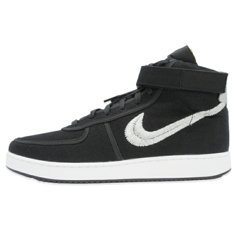【中古】未当て嵌める NIKE × Stussy ナイキ ステューシー 30珊 VANDAL SP DX5425-001 バンダル 特別 BLACK スニーカー 99000895