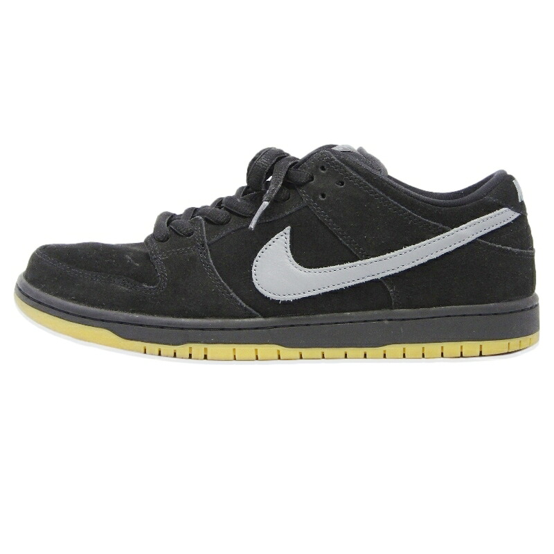 【中古】NIKE ナイキ 29糎 SB DUNK LOW PRO BQ6817-010 スケートボーディング ダンク 置き目取りすてる 2023年製 BLACK/COOL GREY スニーカー 18002063
