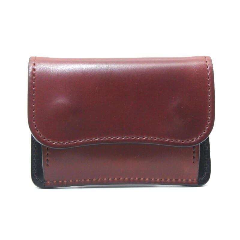 【中古】美品 WILDSWANS ワイルドスワンズ 御釣り入れ 外殻コードバン TONGUE タング コインケース ロイドバッシュ #2×LVA  なめし革 28012607