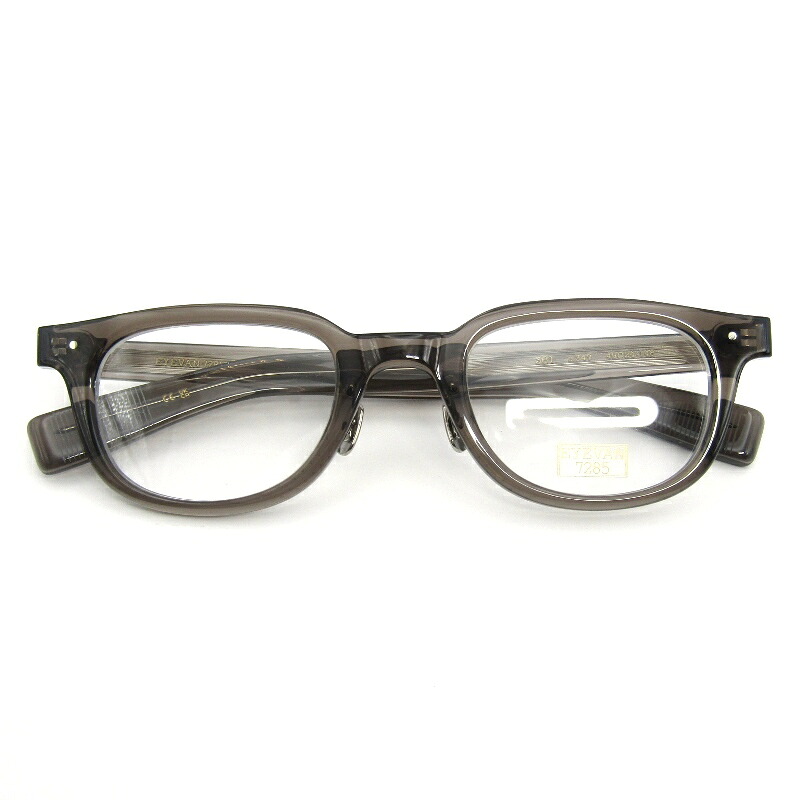 【中古】未使用 EYEVAN7285 アイヴァン7285 MODEL.361 日本製レクタングル スクエア 1PINカシメ 347 モスグレー メガネ 眼鏡 サングラス 54000994|CLASSIC