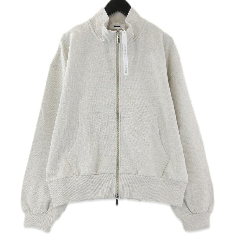 【中古】未使用 REVERBERATE リバーバレイト TRACK JACKET REV-26SS-RB33 トラックジャケット 鹿の子 OATMEAL グレー 2メンズ 71015894|CLASSIC