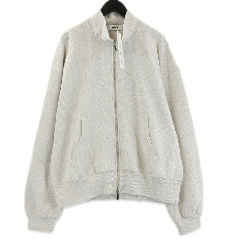 【中古】未当てはめる REVERBERATE リバーバレイト TRACK JACKET REV-26SS-RB33 貨物自動車上衣 鹿の子 OATMEAL 薄墨色 3メンズ 71015895