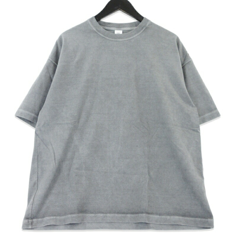 【中古】OVY オヴィ 半袖プルオーバー Pigment Dyed Relax Fit T-shirts 064 日本製 バイオウォッシュ産業 薄墨色 L メンズ 99001023
