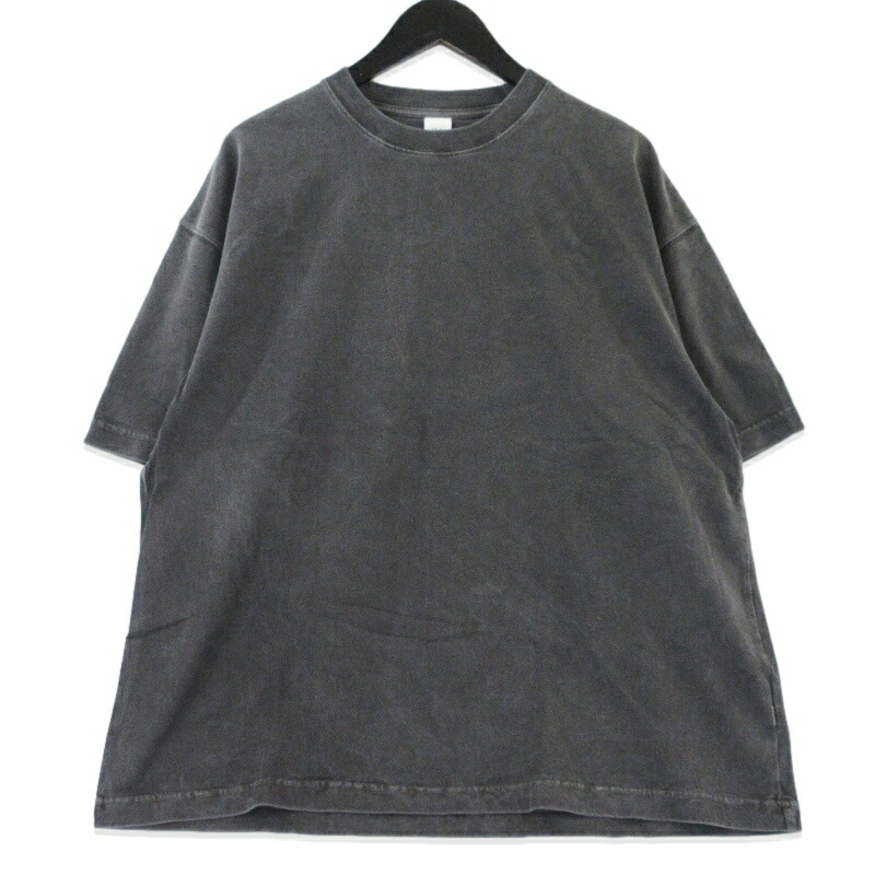 【中古】OVY オヴィ 半袖プルオーバー Pigment Dyed Relax Fit T-shirts 064 日本製 バイオウォッシュ産業 黒いこと 黒 L メンズ 99001024