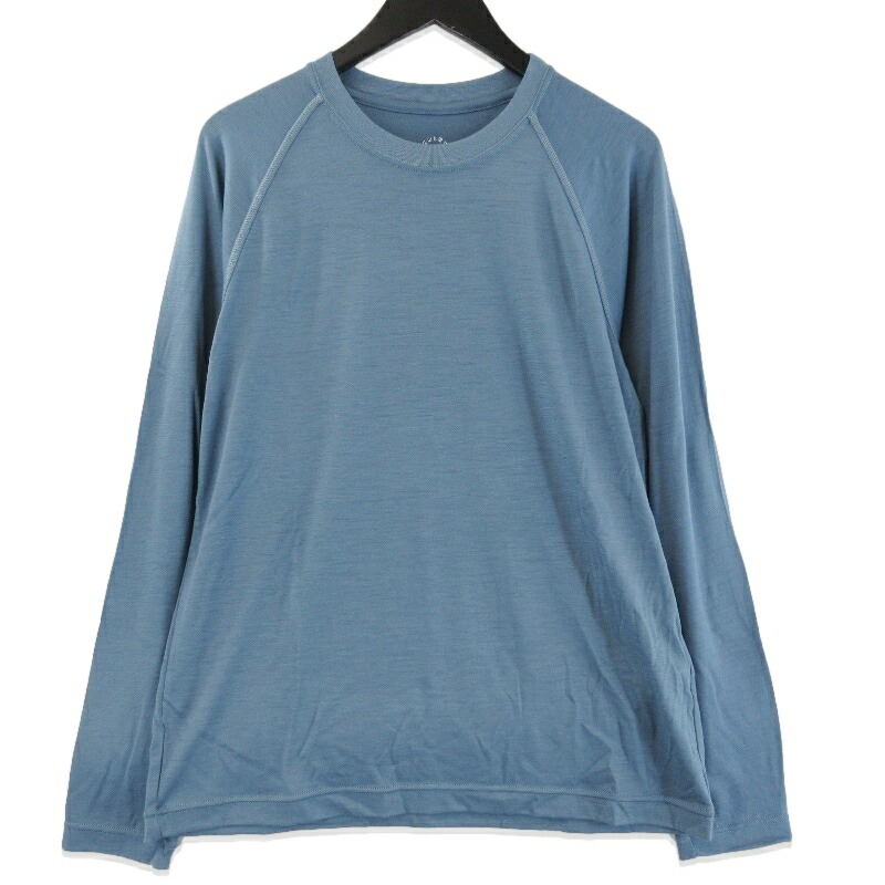 【中古】未当てはめる 山と道 ヤマトミチ Light Merino Long Sleeve 2026 ライトメリノ ロング衣袂 長袖ティーシャツ Blue Gray Mベースレイヤー アウトドアメンズ 71015916