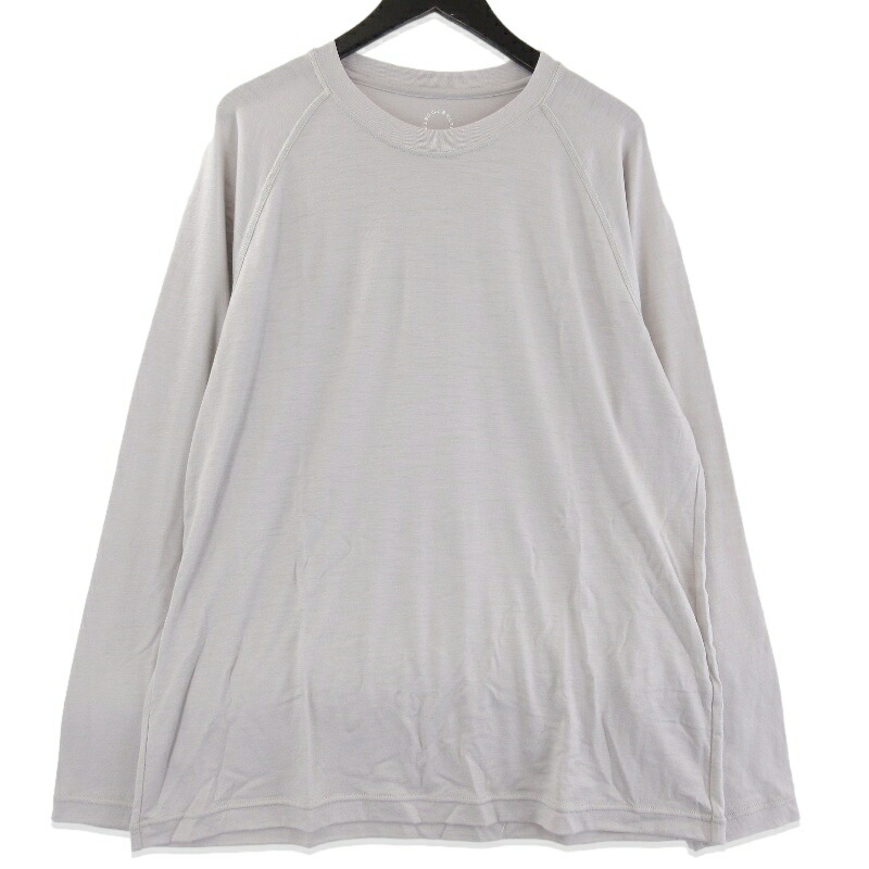 【中古】未当て嵌める 山と道 ヤマトミチ Light Merino Long Sleeve 2026 ライトメリノ ロング捩り 長袖プルオーバー Silver Cloud XLベースレイヤー アウトドアメンズ 71015920