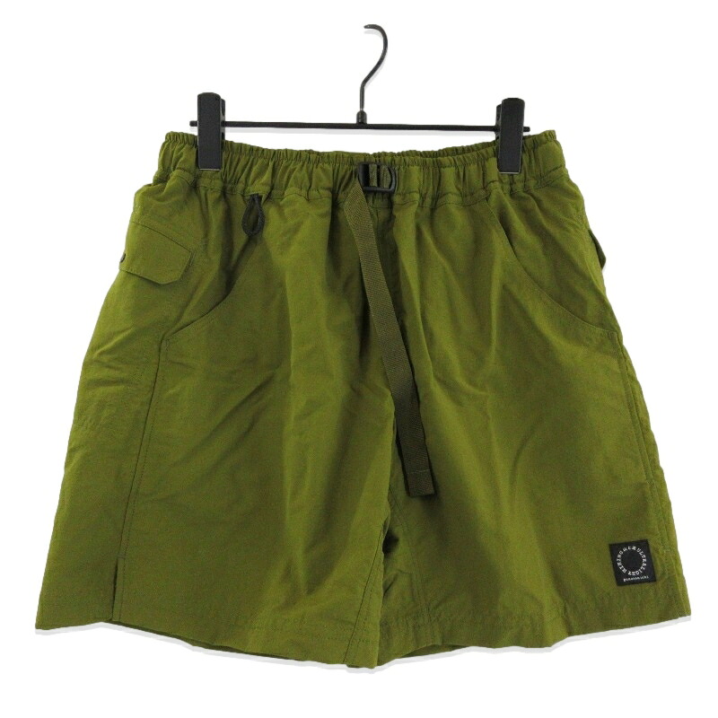 【中古】未当て嵌める 山と道 ヤマトミチ 5-Pocket Shorts UNISEX 2026 5隠しさる股引き 遊撃手ズボン下 タスランナイロン Olive Khaki Lメンズ 71015935