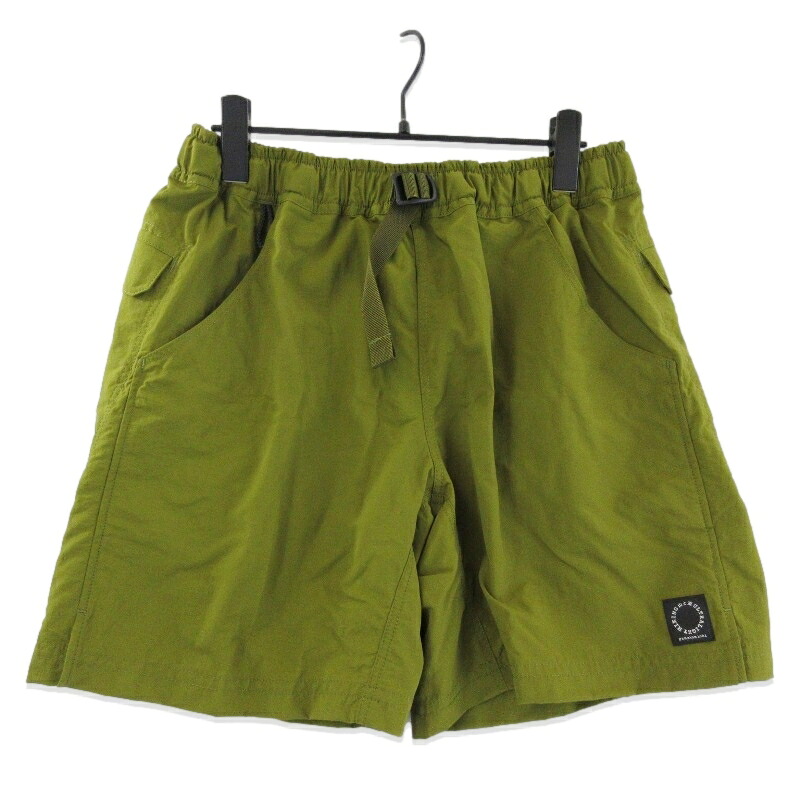 【中古】未当て嵌める 山と道 ヤマトミチ 5-Pocket Shorts UNISEX 2026 5隠しさる股引き 遊撃手ズボン下 タスランナイロン Olive Khaki Lメンズ 71015936