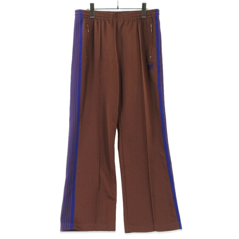 【中古】NEEDLES ニードルズ 貨物自動車ズボン下 FK193 TRACK PANT POLY SMOOTH  赤銅色 M メンズ 99001053