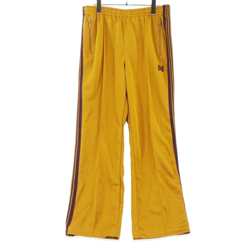 【中古】NEEDLES ニードルズ トラックパンツ IN181 TRACK PANT POLY SMOOTH マスタード M メンズ 99001054｜ＣＬＡＳＳＩＣ