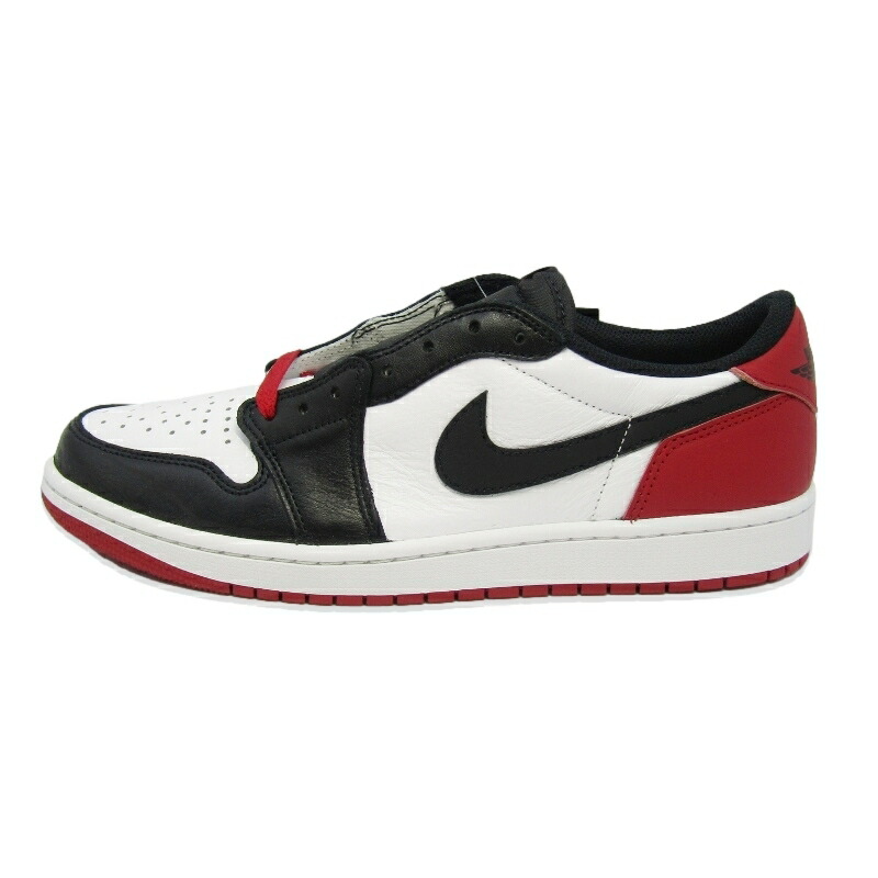 【中古】未当て嵌める NIKE ナイキ 28糎 AIR JORDAN 1 RETRO LOW OG CZ0790-106 エアジョーダン1 置き目とり捨てる WHITE/BLACK-VARSITY RED スニーカー 88000077