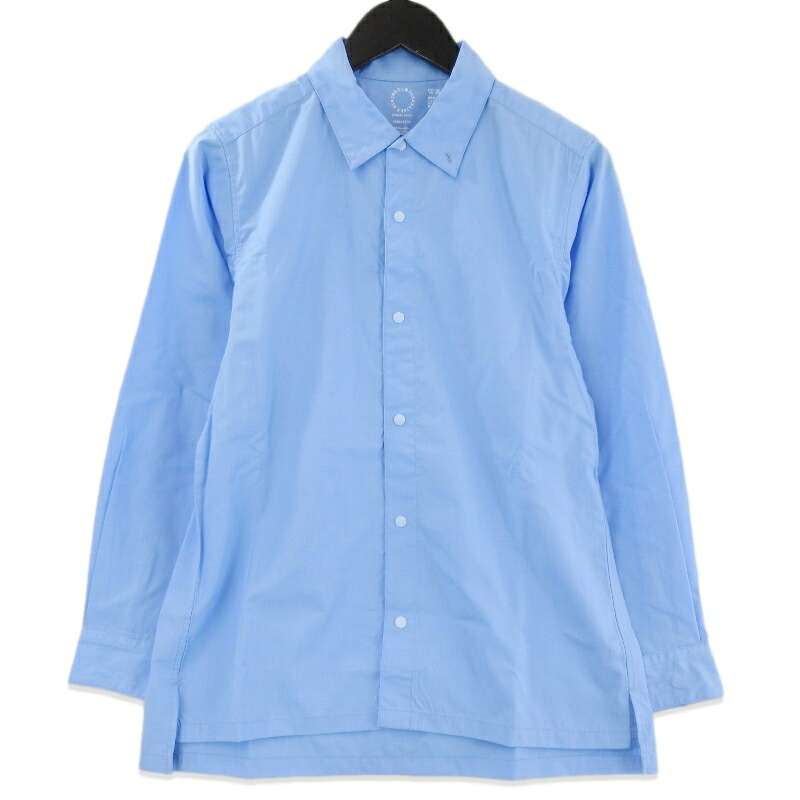【中古】未当て嵌める 山と道 ヤマトミチ Bamboo shirt UNISEX 2026 バンブーシャツ長袖プルオーバー トレイルプルオーバー Light Blue XSメンズ 71015997