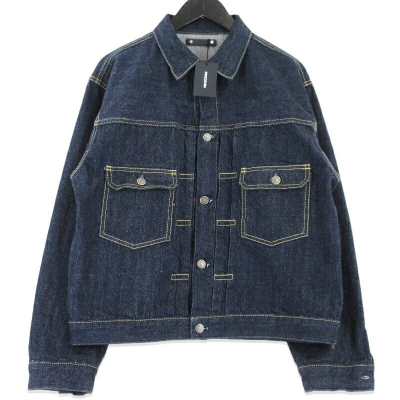 【中古】未使用 MINEDENIM マインデニム R.Denim RF-GJKT OWS 2508-8001 デニムジャケット セルヴィッチ トラッカージャケット OWS 2 メンズ 99001106｜ＣＬＡＳＳＩＣ