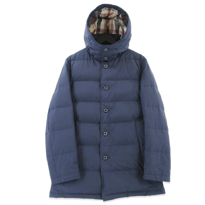【中古】美品 MACKINTOSH LONDON マッキントッシュ 大ロンドン 落ち込む上衣 G1F26-500-28 落ち込む厚地の外套 キルティング  米国海軍 38 メンズ 99001113