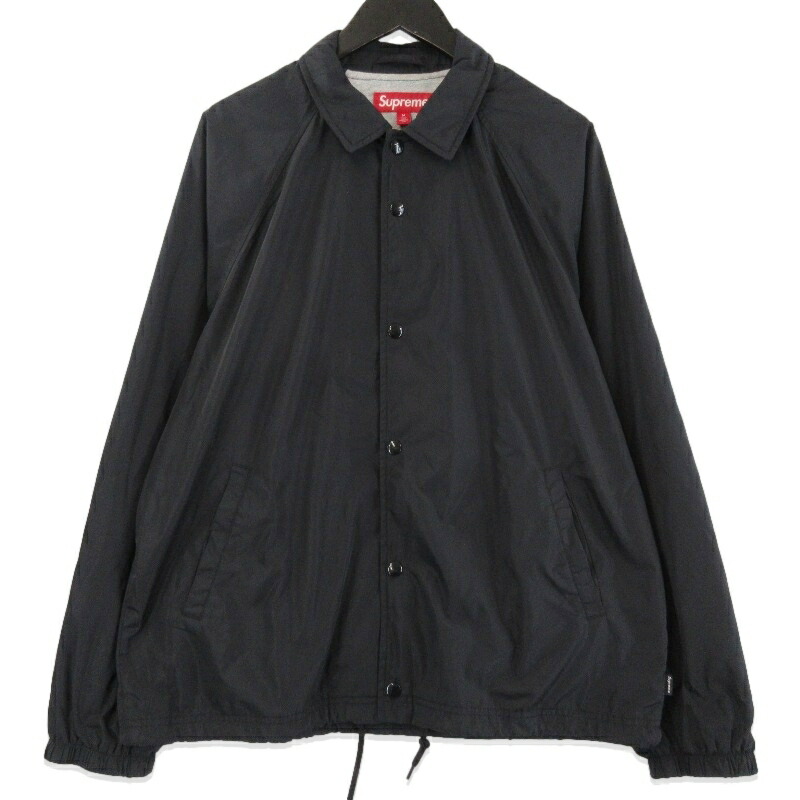 【中古】Supreme シュプリーム Old English Arc Coaches Jacket 25AW コーチジャケット アーチ形ロゴタイプ 25FW 黒いこと 黒 Mメンズ 71016131