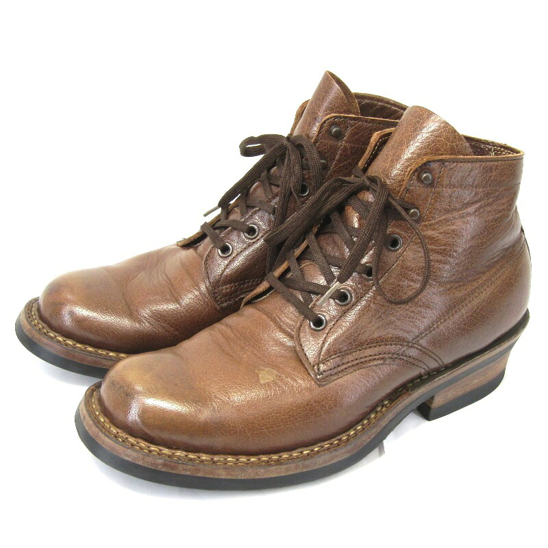 【中古】WHITE'S BOOTS ホワイツ US8E 26cm セミドレス ウォーターバッファロー #700ソール ワークブーツ 水牛 WATER BUFFALO ブラウン ビブラムソール ブーツ 35005722|CLASSIC