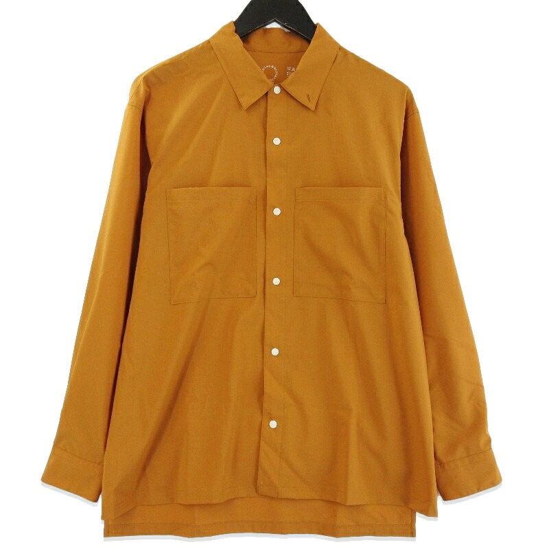【中古】未使用 山と道 ヤマトミチ UL Big Pocket Shirt UNISEX 2026年 ULビッグポケットシャツ 長袖シャツ トレイルシャツ Cinnamon Sリップストップメンズ 71016249｜ＣＬＡＳＳＩＣ