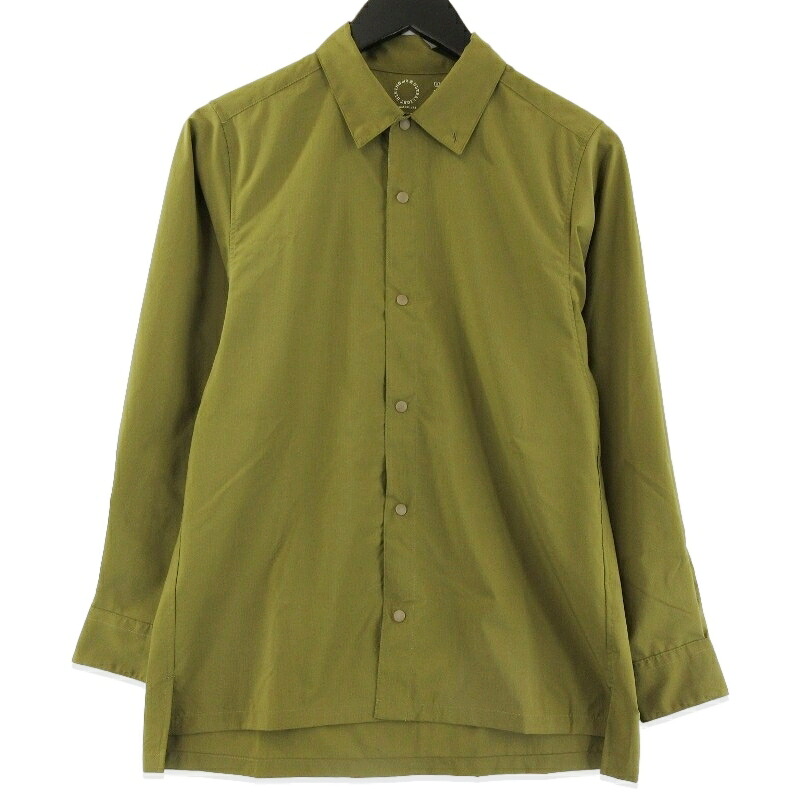 【中古】未使用 山と道 ヤマトミチ UL shirt UNISEX 2026年 ULシャツ 長袖シャツ トレイルシャツ リップストップ Fir Green XSメンズ 71016253|CLASSIC