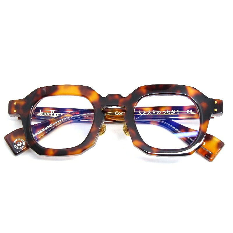 【中古】美品 JEAN PHILIPPE JOLY &times; Filton フィルトン ジャンフィリップジョリー メガネフレーム Couture 日本製 C-3 デミブラウンクチュール パリジャン フレンチウェリントン メガネ 眼鏡 サングラス 61006019｜ＣＬＡＳＳＩＣ