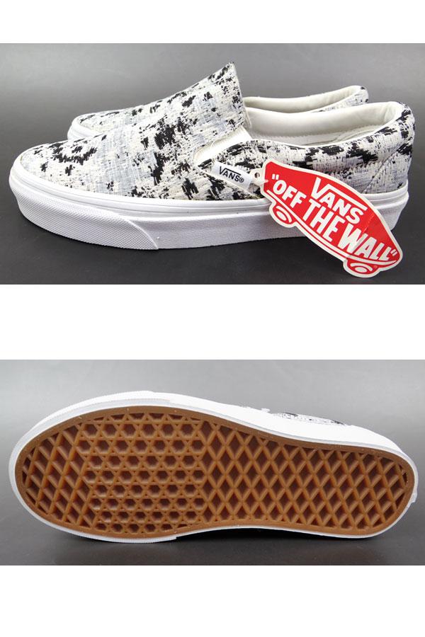 バンズ スリッポン レディース Vans スニーカー Classic Slip On Italian Weave キャンバス Kuechen Ly