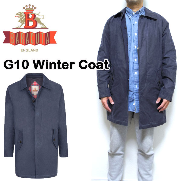 バラクータ トレンチコート メンズ アウター BARACUTA G10 WINTER COAT-OILSKIN キルティング裏地