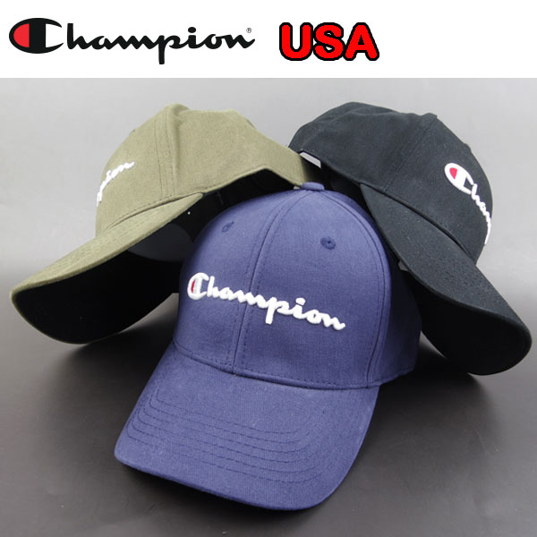 楽天市場】CHAMPION チャンピオン キャップ ベーシックロゴ刺繍