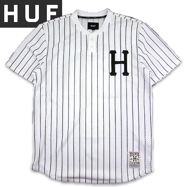 楽天市場】ハフ ゲームシャツ HUF H-STAR BASEBALL SHIRT T