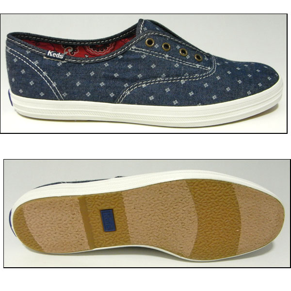 keds blue floral
