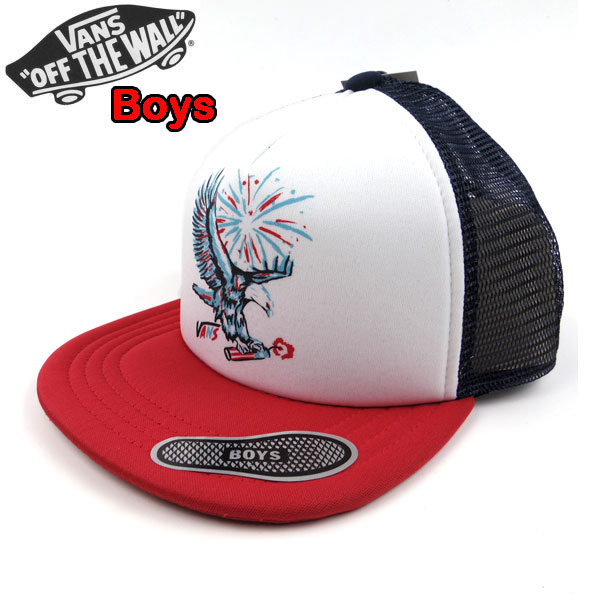 vans cap kids red