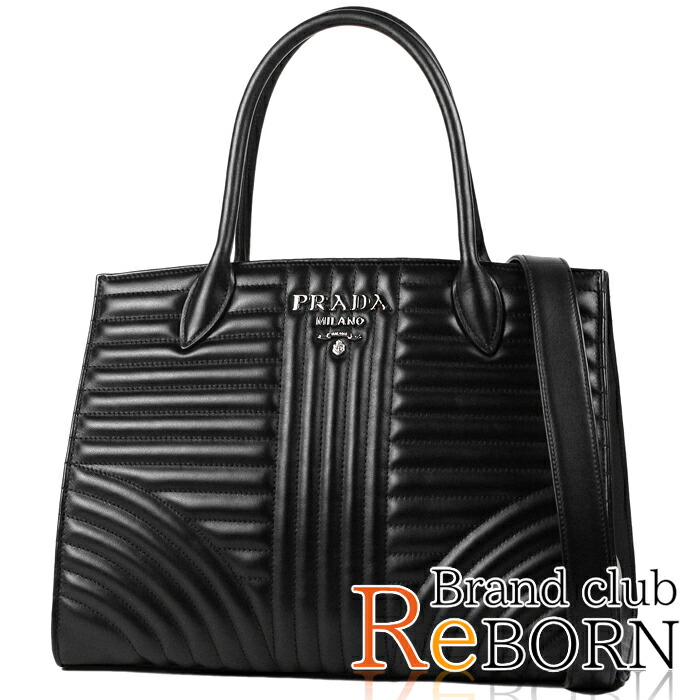 prada soft calf impunture shoulder bag