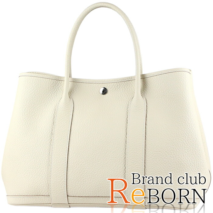 新品同様品 エルメス Hermes ガーデンパーティpm 36 トートバッグ ヴァッシュカントリー クレ X刻印 中古 全品鑑定済 安心保証 Ritmobello Com