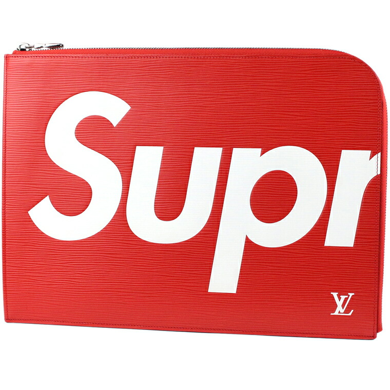 Louisvuitton×supremeポシェットジュールGM クラッチ赤 M67722 imgrc0097151982.jpg