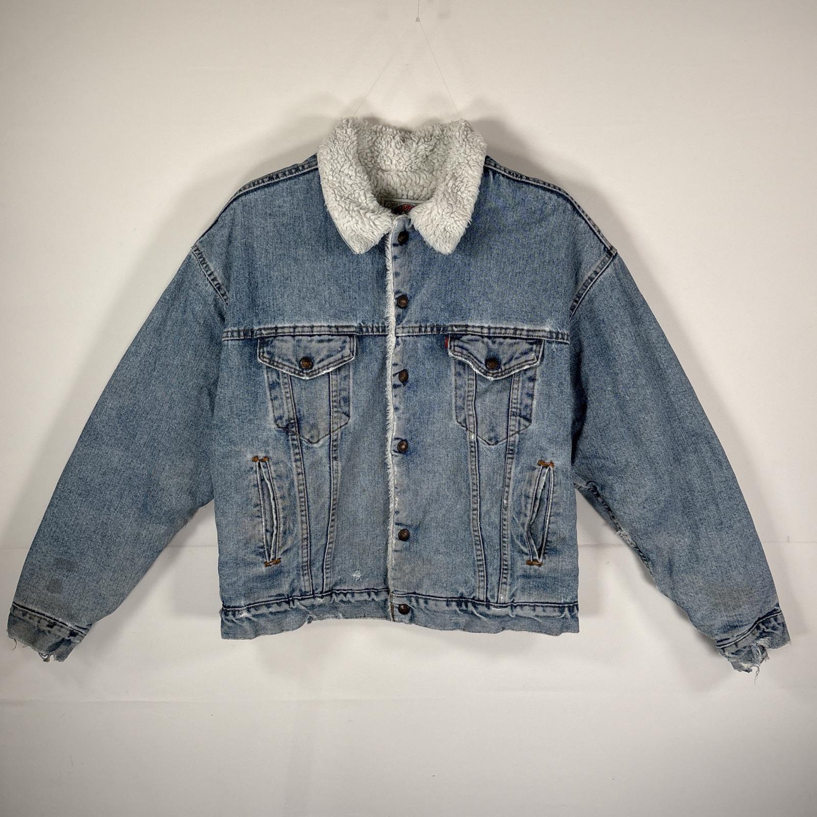 古着 90's/90年代 リーバイス Levi's デニム デニムジャケット デニムボアジャケット 裏地ボア L  ブルー系 メンズ 楽天市場】古着 90's/90年代 リーバイス Levi's デニム デニム