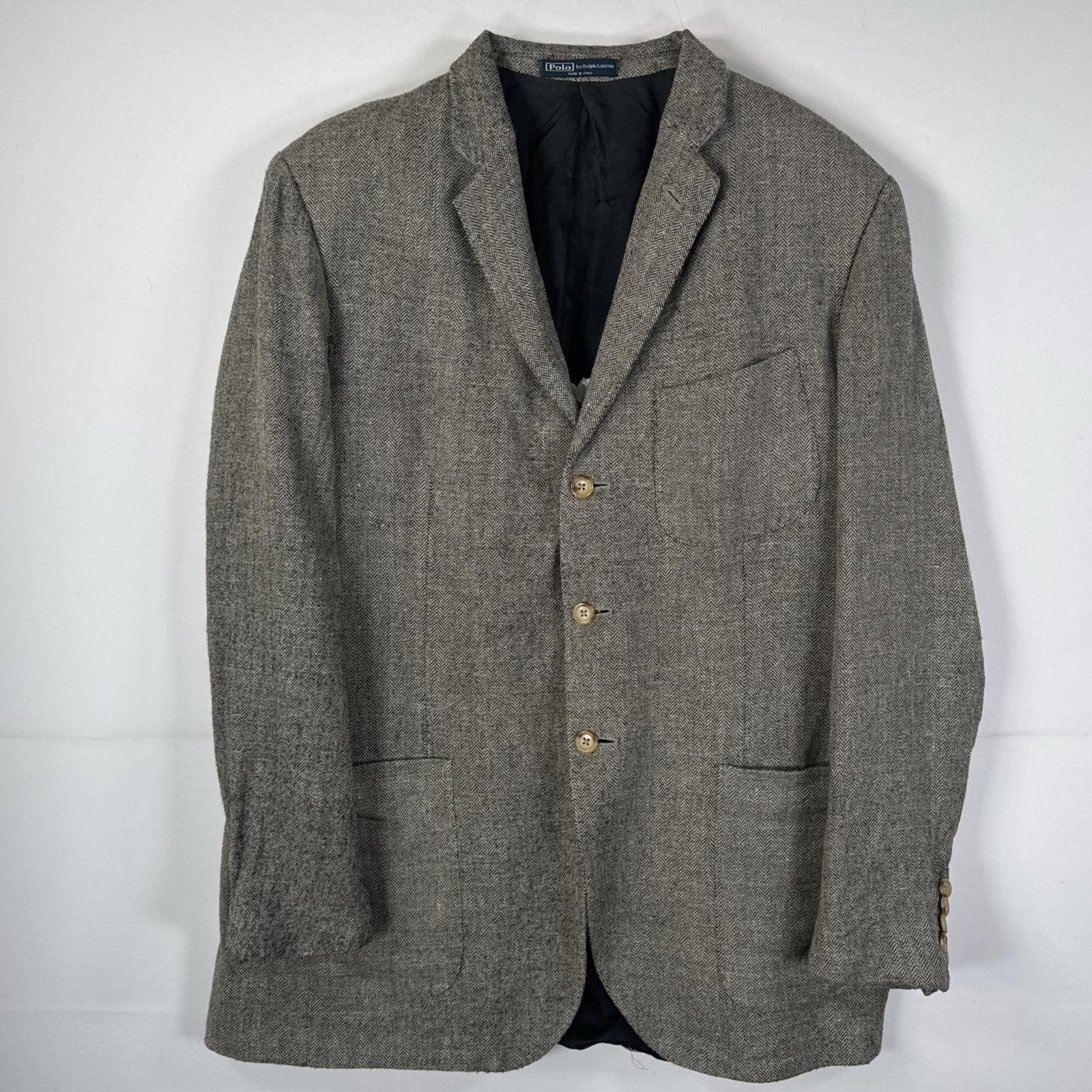 イタリア製 ポロバイラルフローレン テーラードジャケット 38 リネン シルク イタリア製 ポロバイラルフローレン テーラードジャケット 38