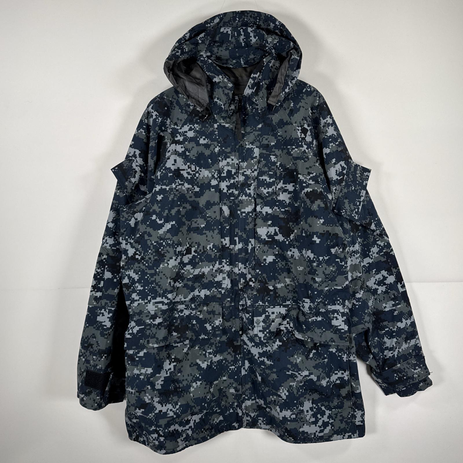 USA古着 ミリタリージャケット ECWCS GORE-TEX デジカモ デジタルカモフラ ゴアテックスパーカー 米軍　実物 X large  long ネイビー 楽天市場】古着 ミリタリージャケット ECWCS GORE-TEX デジカモ