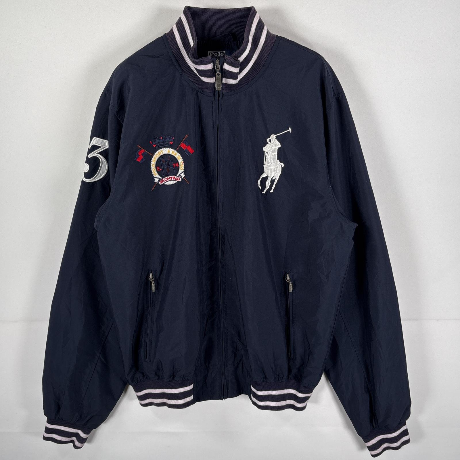 楽天市場】80s~90s Polo Ralph Lauren Nylon Field Jacket 青 L ポロ