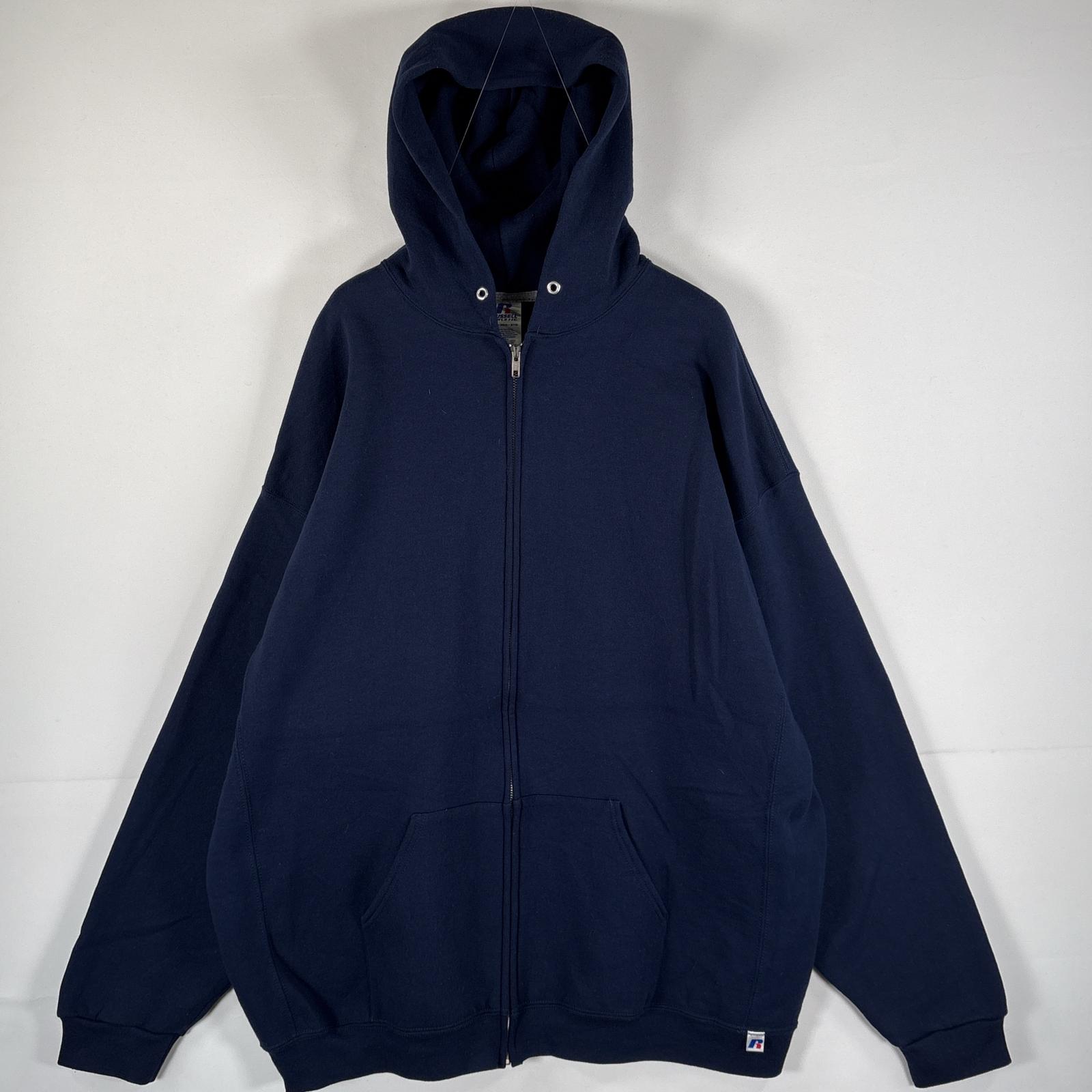 楽天市場】00s ラッセル RUSSELL 無地 ジップアップ ブラック