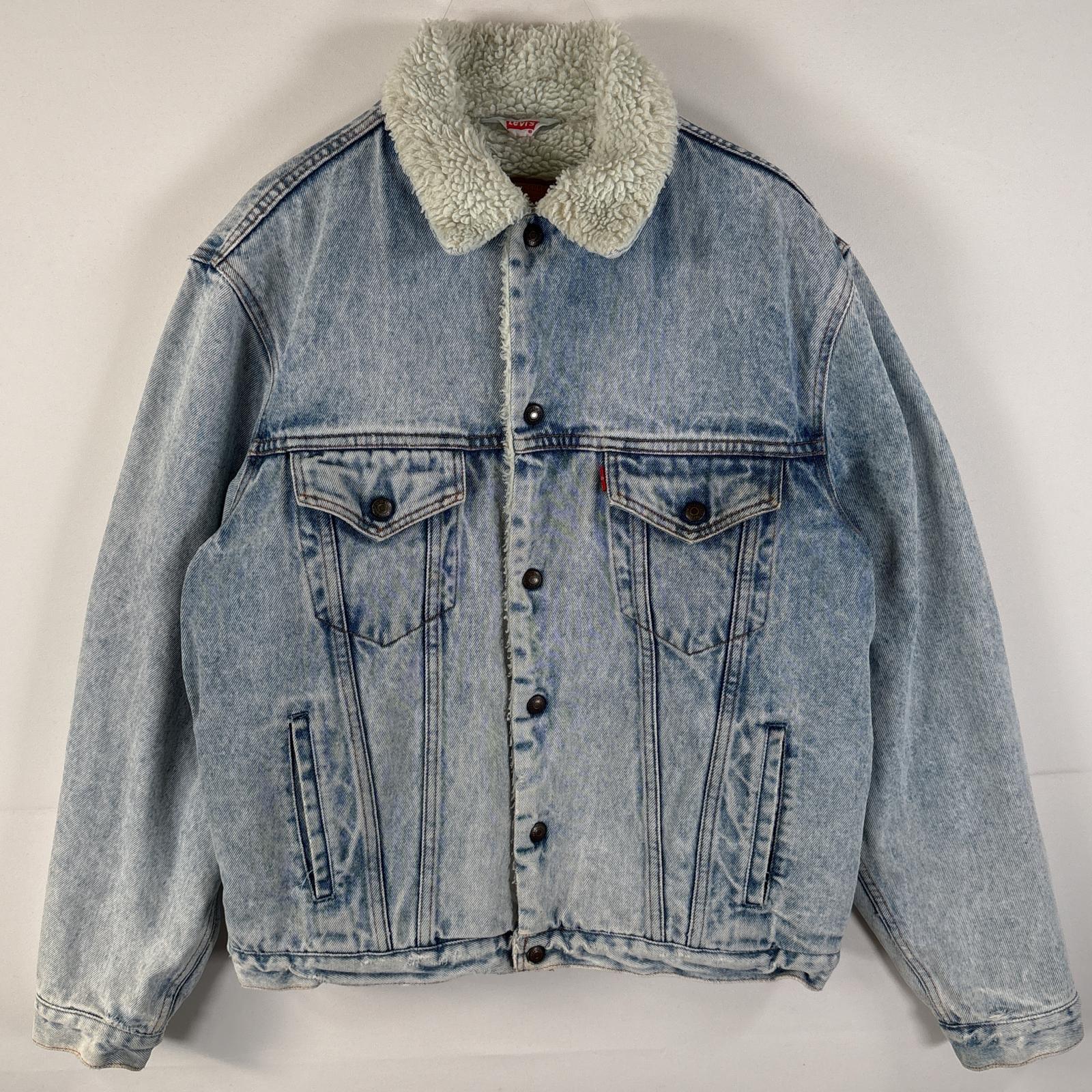 古着 90's/90年代 リーバイス Levi's ボアデニムジャケット 70608 02 ジージャン M インディゴブルー メンズ 【中古】｜古着屋NIKKU