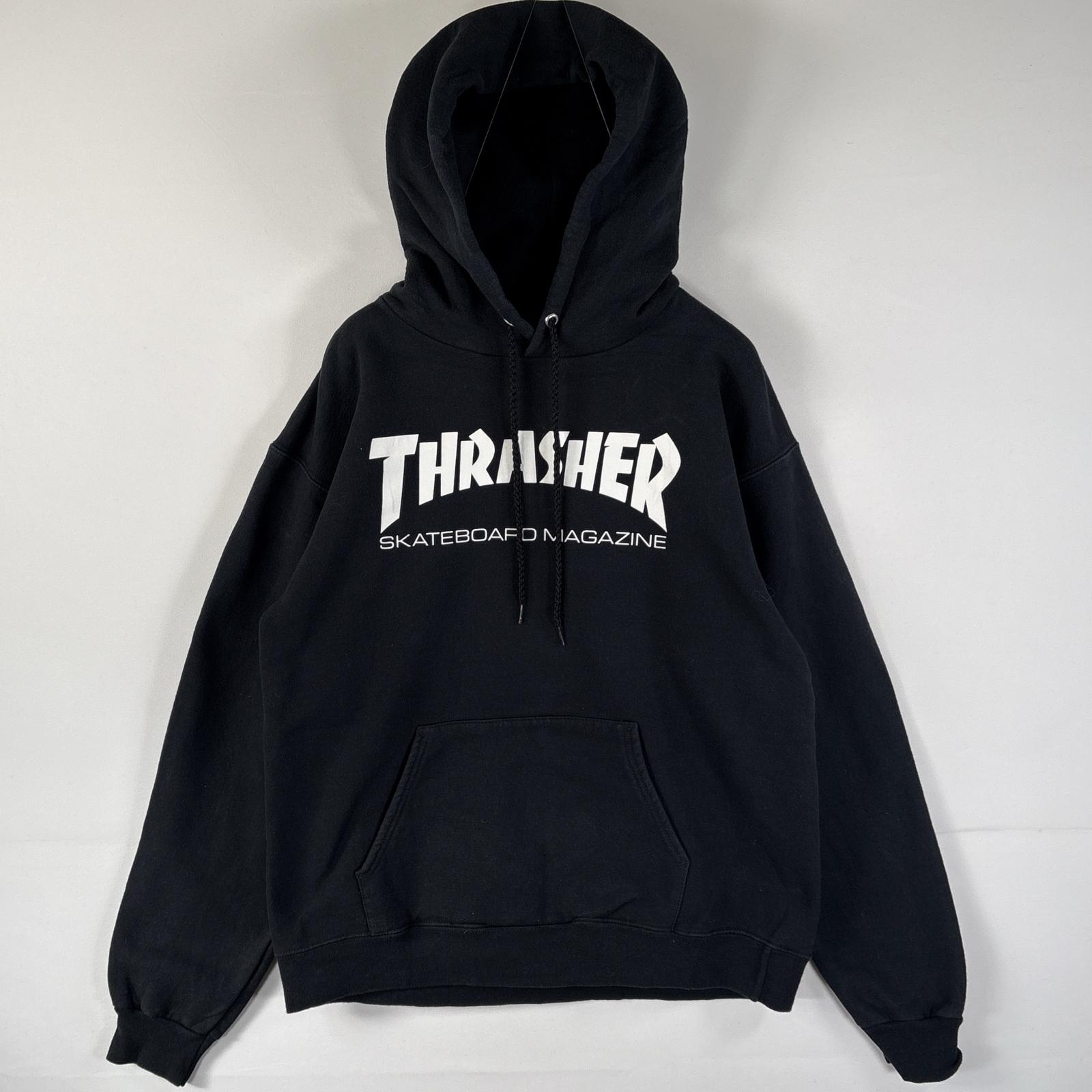 楽天市場】90s THRASHER Diamond Logo Sweat Hoodie 紺 L スラッシャー
