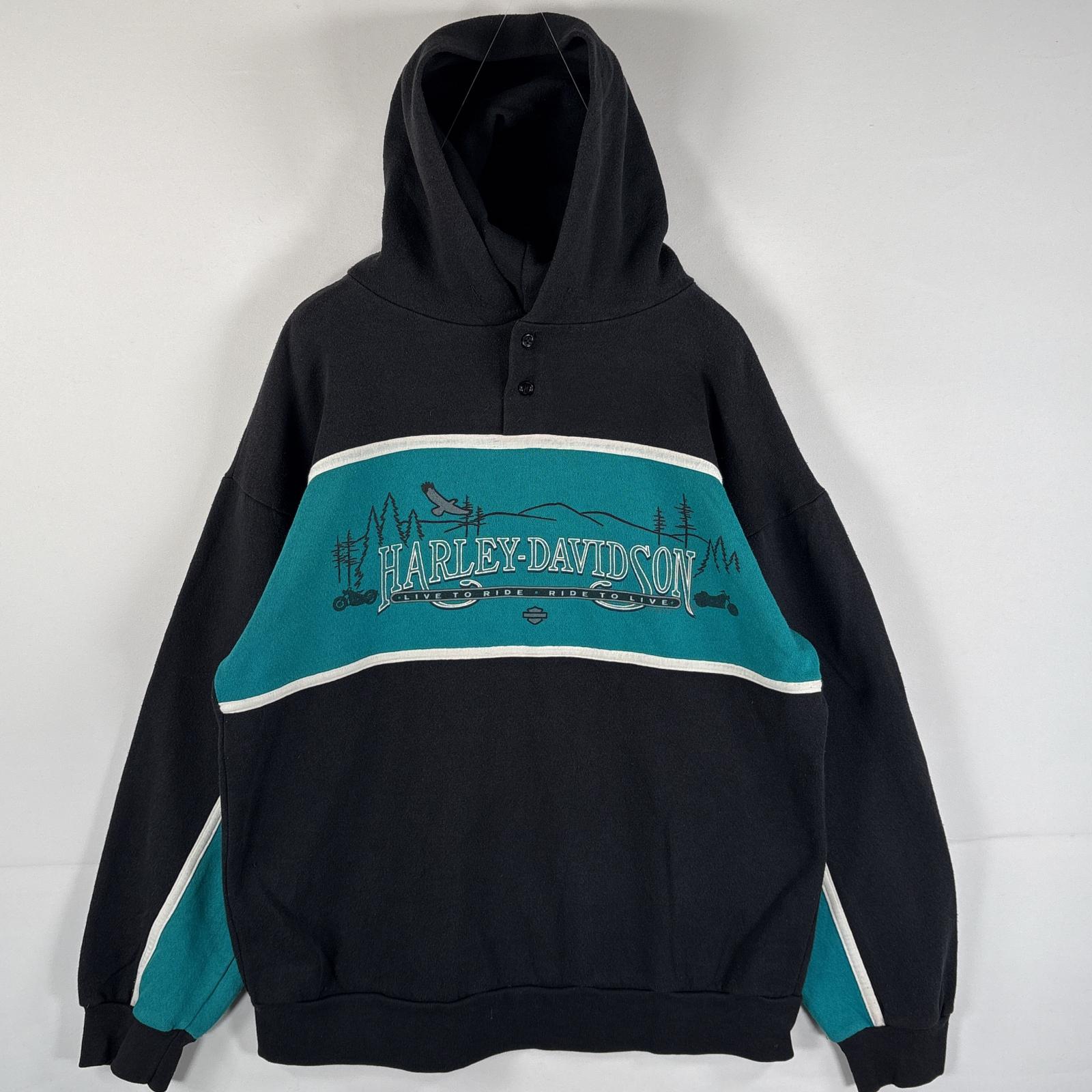 ハーレーダビットソン ブラック フレイム 90s フーディー パーカー 楽天市場】古着 HARLEY DAVIDSON ハーレーダビッドソン 90s USA