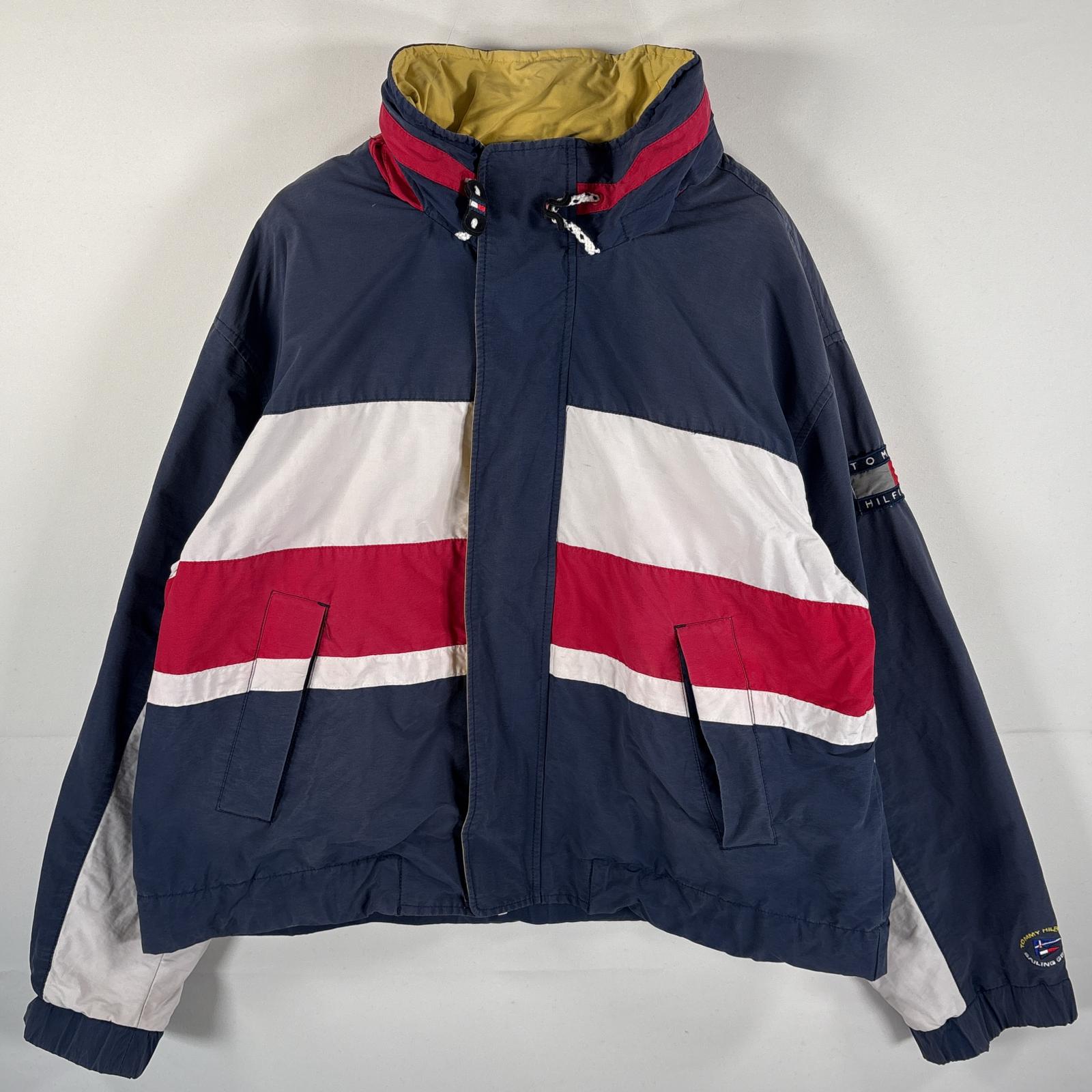 HORN GARMENT ナイロンジャケット 楽天市場】90s TOMMY JEANS Hooded Nylon Jacket 黒 L トミー