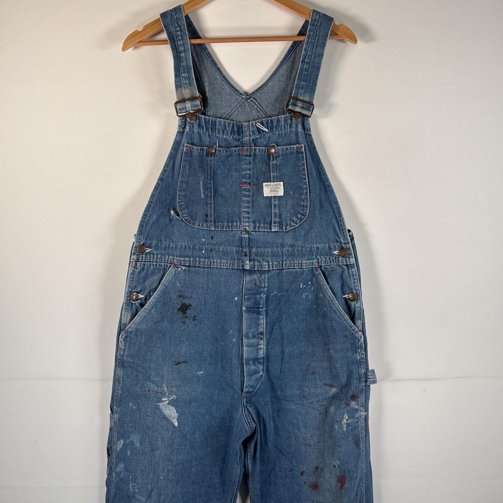 楽天市場】稀少 60s USA製 BIG MAC デニム オーバーオール 縦落ち