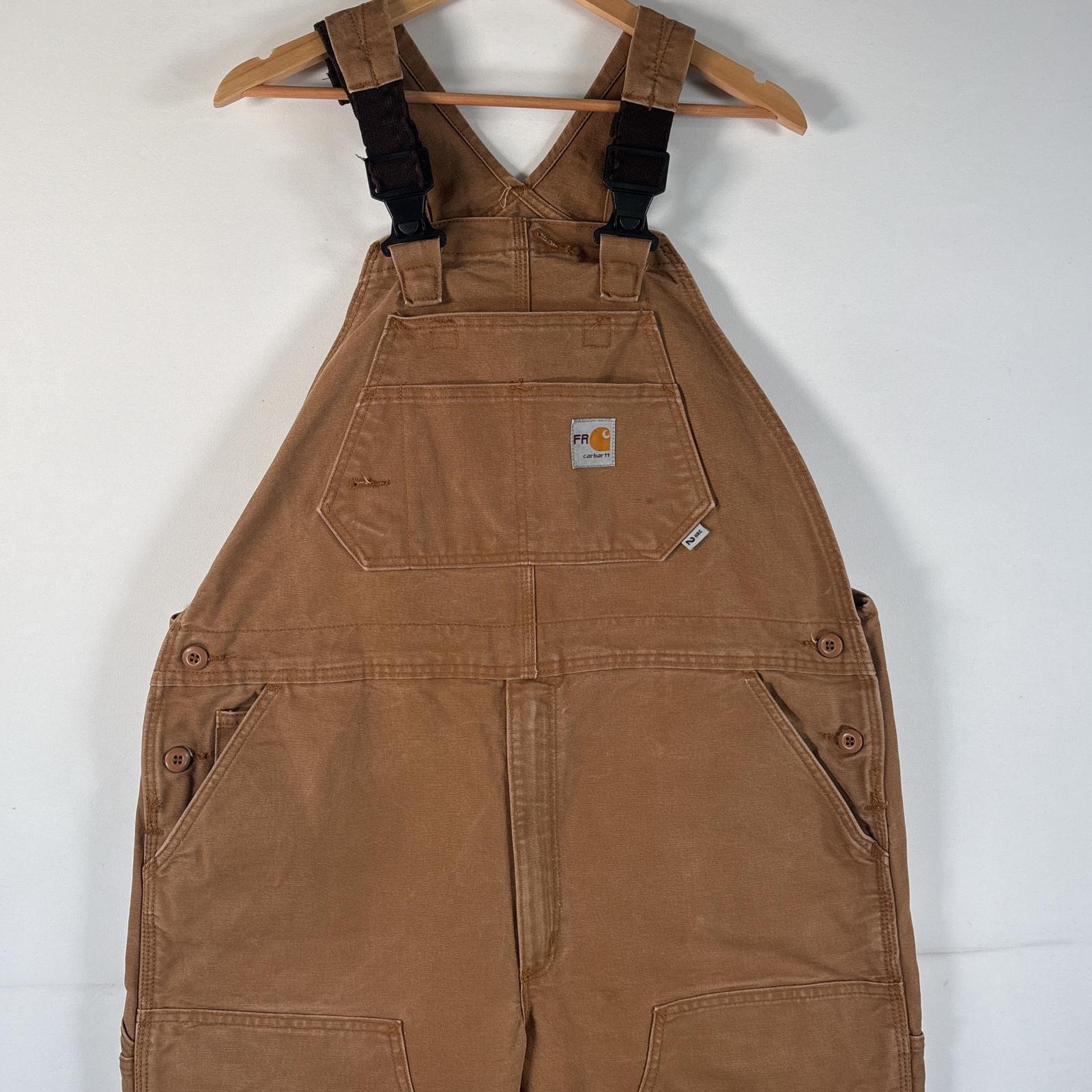 【古着】【アメリカ製】Carharttダックハンターカモオーバーオール Carhartt（カーハート）の「【ヴィンテージ古着】Carhartt