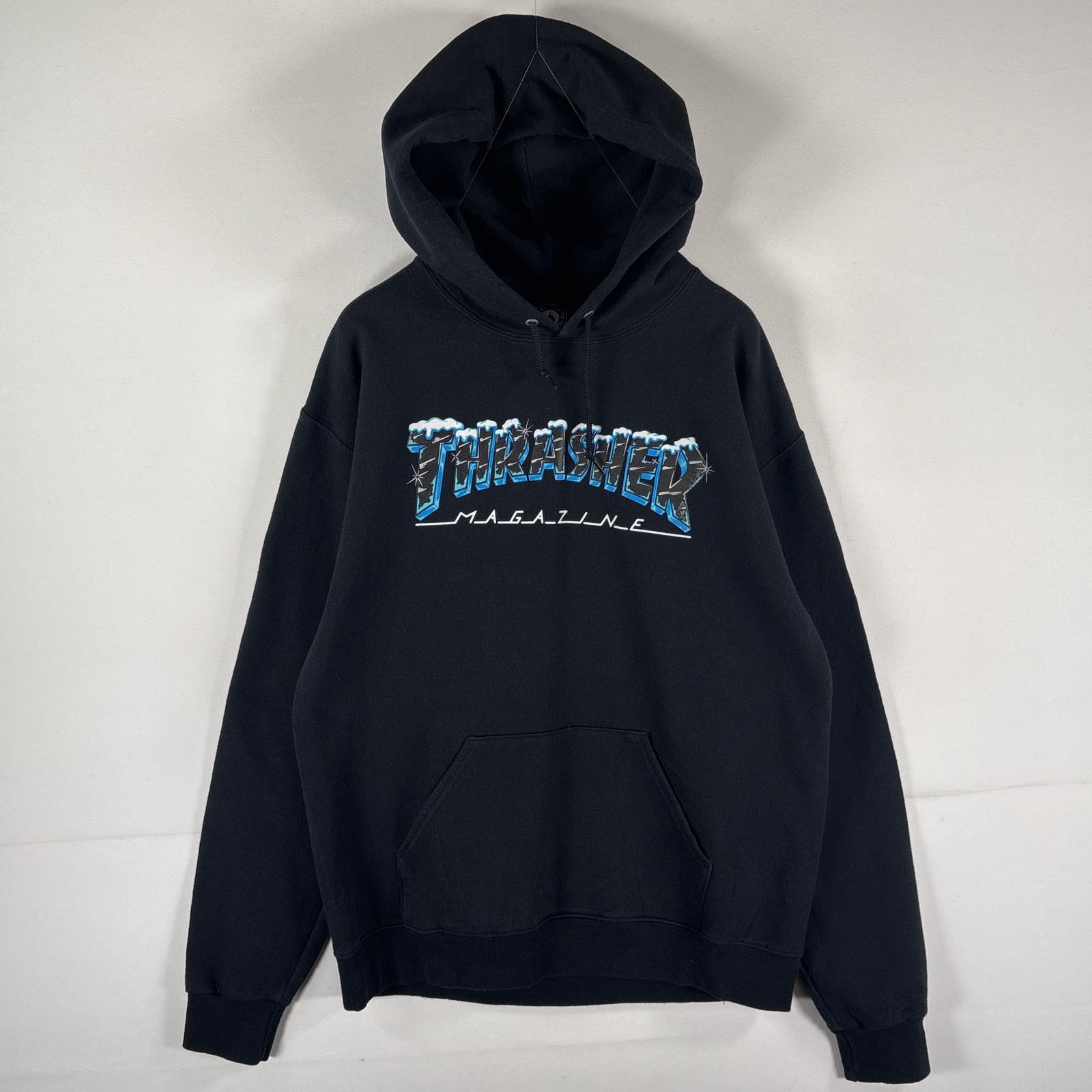 楽天市場】90s THRASHER Diamond Logo Sweat Hoodie 紺 L スラッシャー