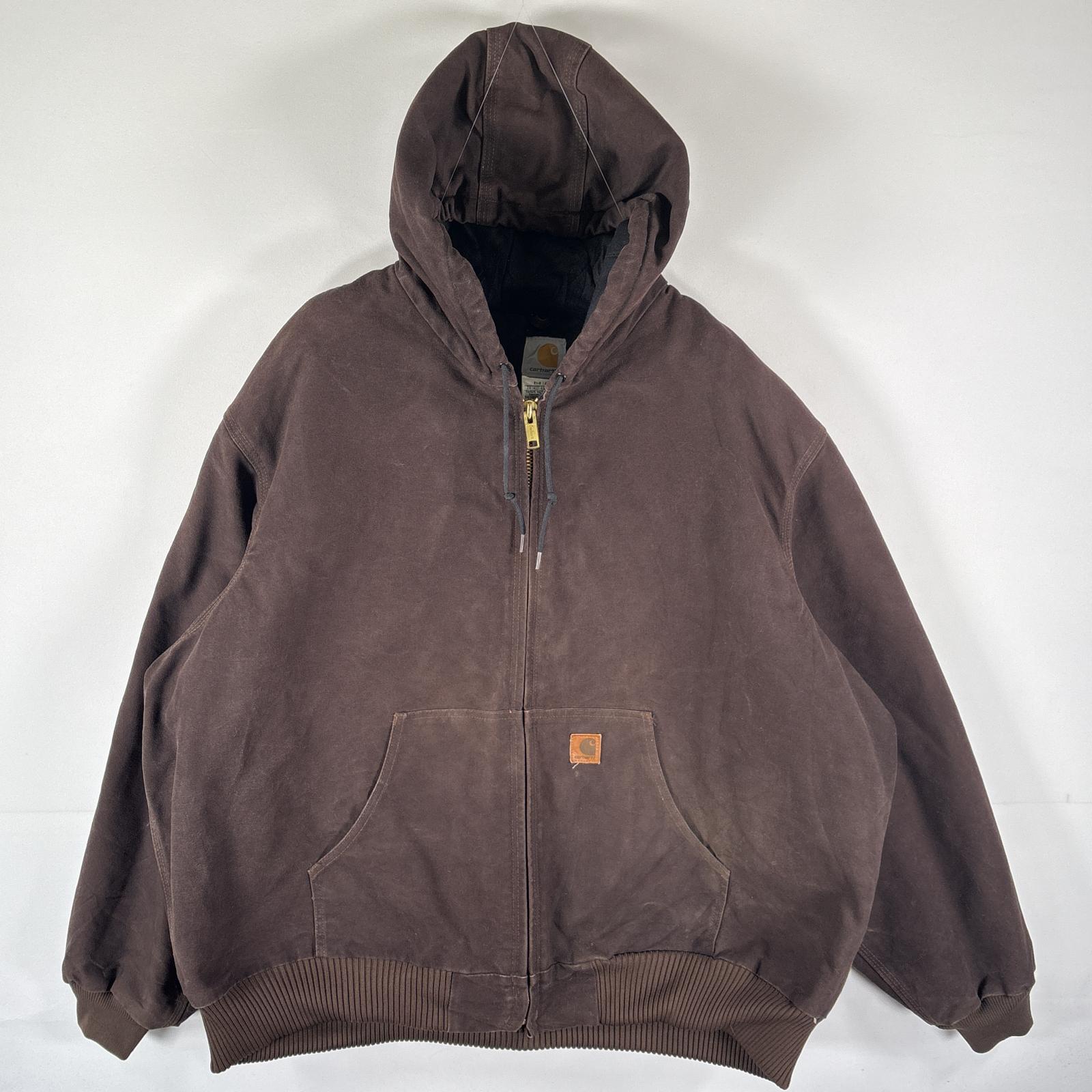 WOLVERINE アクティブジャケット ダック地 ビッグサイズ 茶系 2XL WOLVERINE アクティブジャケット ダックジャケット ワーク