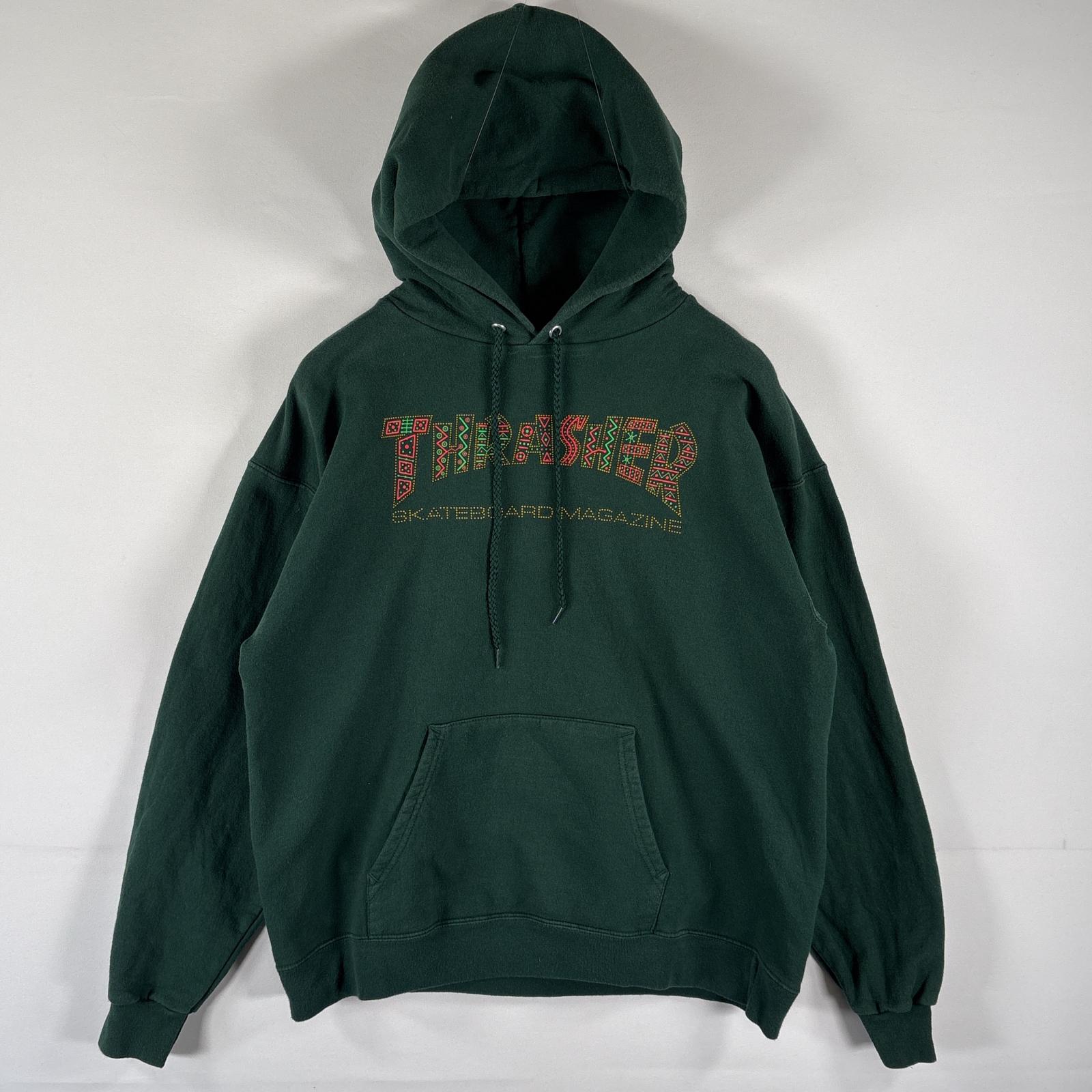 楽天市場】90s THRASHER Diamond Logo Sweat Hoodie 紺 L