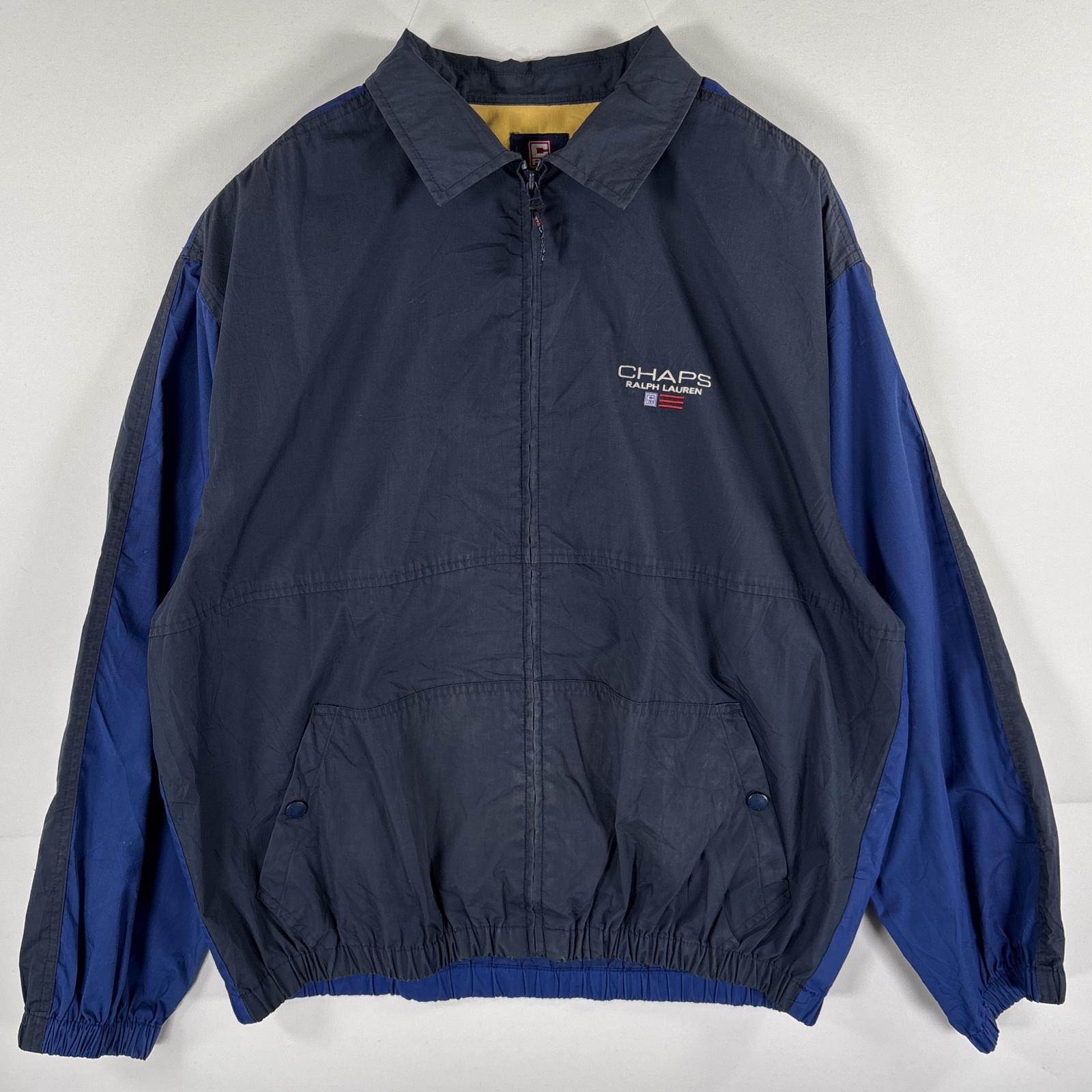 CHAPS ラルフローレン　スウィングトップジャケット　刺繍ロゴ　メンズLサイズ oyb0006186-1.jpg